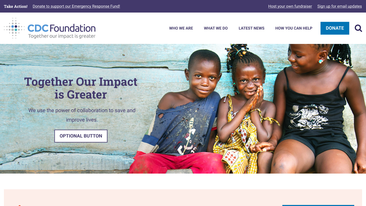 CDC Foundation Home