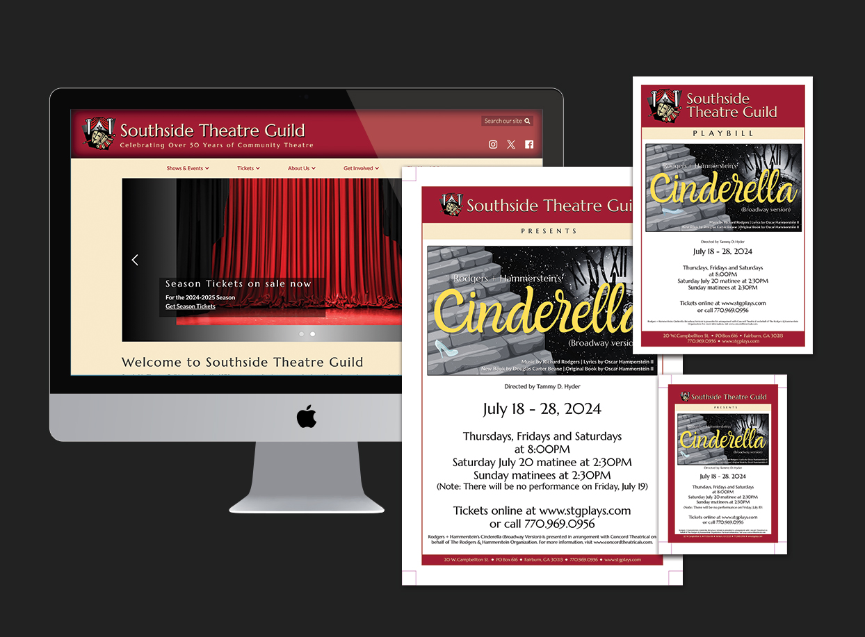 Southside Theatre Guild Branding Suite